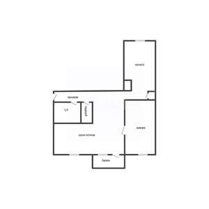 3-к квартира, вторичка, 56м2, 3/4 этаж