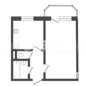 1-к квартира, вторичка, 35м2, 3/9 этаж