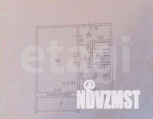 1-к квартира, вторичка, 34м2, 1/9 этаж