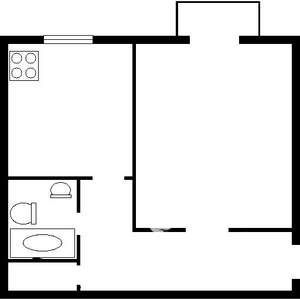 1-к квартира, вторичка, 30м2, 3/4 этаж