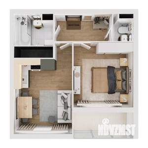 1-к квартира, вторичка, 43м2, 6/16 этаж