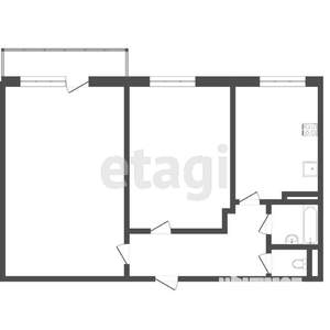 2-к квартира, вторичка, 59м2, 10/16 этаж