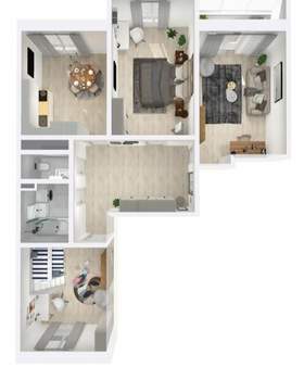 3-к квартира, сданный дом, 90м2, 15/24 этаж