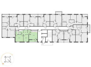2-к квартира, вторичка, 67м2, 2/17 этаж