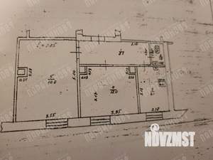 2-к квартира, вторичка, 47м2, 1/4 этаж