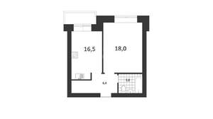 1-к квартира, вторичка, 48м2, 3/9 этаж