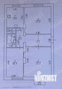 3-к квартира, вторичка, 85м2, 2/2 этаж