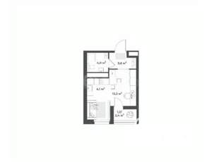 Студия квартира, вторичка, 28м2, 3/17 этаж