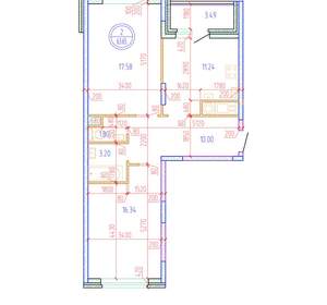 2-к квартира, вторичка, 64м2, 8/12 этаж