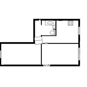2-к квартира, вторичка, 45м2, 7/9 этаж