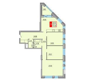 3-к квартира, вторичка, 106м2, 1/8 этаж