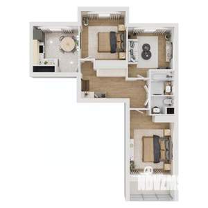 3-к квартира, вторичка, 73м2, 1/12 этаж