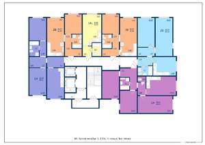 3-к квартира, сданный дом, 68м2, 2/15 этаж