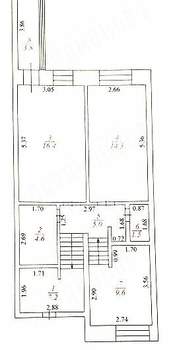 2-к квартира, вторичка, 59м2, 5/12 этаж