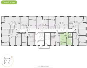 1-к квартира, вторичка, 35м2, 11/18 этаж