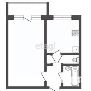 1-к квартира, вторичка, 37м2, 2/9 этаж