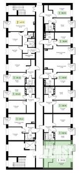 1-к квартира, вторичка, 39м2, 4/4 этаж