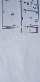 1-к квартира, вторичка, 35м2, 4/9 этаж
