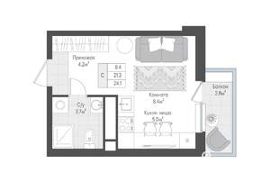 1-к квартира, вторичка, 22м2, 3/10 этаж