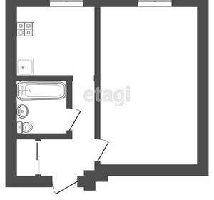 1-к квартира, вторичка, 32м2, 1/5 этаж