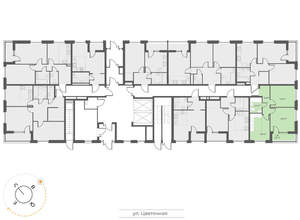 2-к квартира, вторичка, 48м2, 1/17 этаж