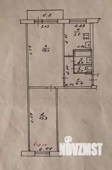 2-к квартира, вторичка, 45м2, 2/5 этаж