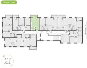 1-к квартира, вторичка, 30м2, 3/10 этаж