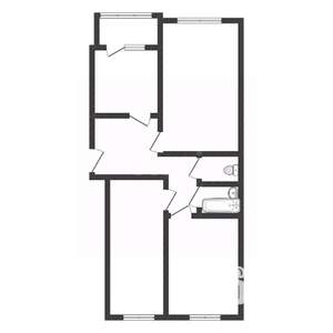 3-к квартира, вторичка, 67м2, 1/5 этаж