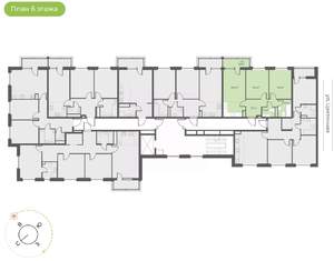 2-к квартира, вторичка, 60м2, 8/10 этаж