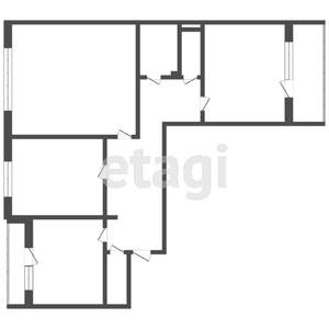 3-к квартира, вторичка, 67м2, 6/9 этаж