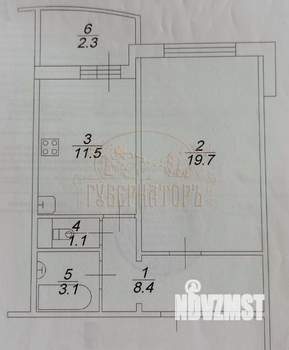 1-к квартира, вторичка, 44м2, 8/17 этаж