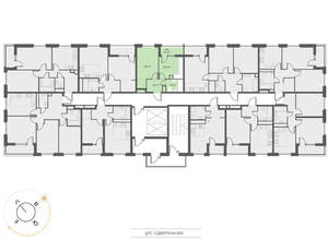 1-к квартира, вторичка, 35м2, 13/17 этаж