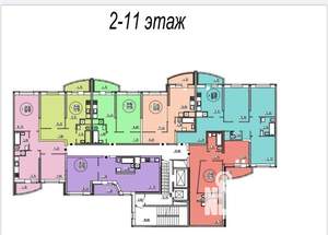 1-к квартира, сданный дом, 48м2, 4/12 этаж