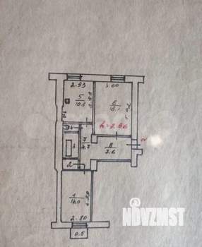 2-к квартира, вторичка, 61м2, 5/5 этаж