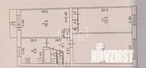 3-к квартира, вторичка, 63м2, 4/5 этаж