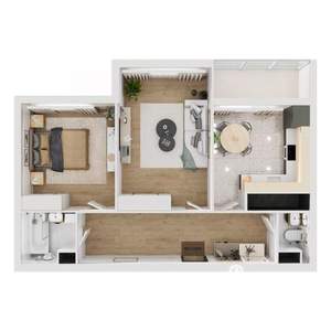2-к квартира, вторичка, 65м2, 3/16 этаж