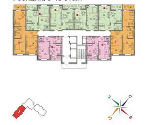 1-к квартира, сданный дом, 47м2, 9/22 этаж