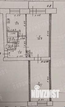 2-к квартира, вторичка, 45м2, 2/5 этаж