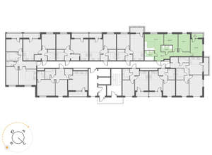 3-к квартира, вторичка, 75м2, 2/17 этаж