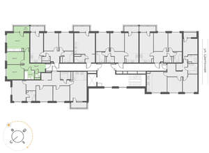 2-к квартира, вторичка, 60м2, 3/17 этаж