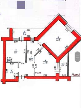 2-к квартира, вторичка, 59м2, 1/4 этаж