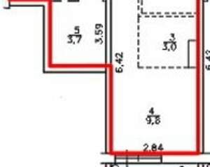 Студия квартира, вторичка, 26м2, 12/17 этаж