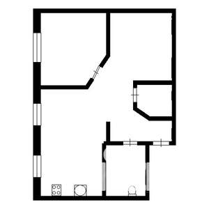 2-к квартира, вторичка, 41м2, 2/4 этаж