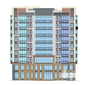 3-к квартира, строящийся дом, 78м2, 8/9 этаж