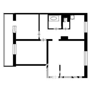 3-к квартира, вторичка, 72м2, 1/5 этаж