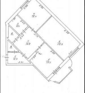 2-к квартира, вторичка, 69м2, 8/10 этаж