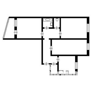 3-к квартира, вторичка, 70м2, 1/9 этаж