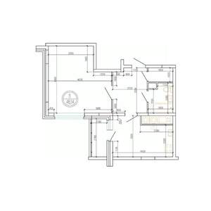 1-к квартира, сданный дом, 48м2, 11/16 этаж