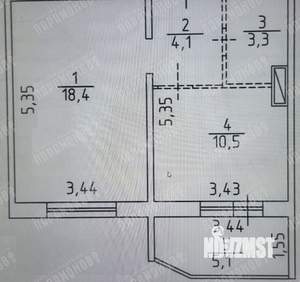 1-к квартира, вторичка, 42м2, 11/17 этаж