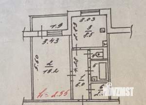 1-к квартира, вторичка, 40м2, 5/12 этаж